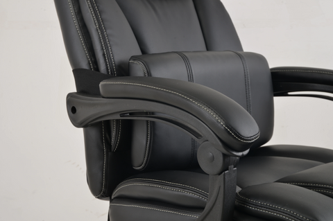 Ergonomic Leather Office Chair NeckFort