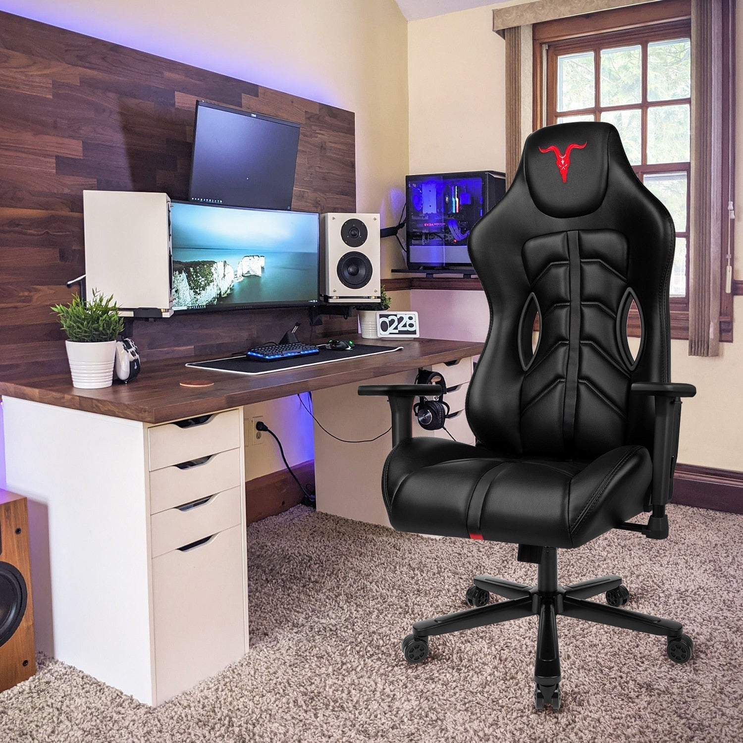 Ergonomic Gaming PU Leather Office Chair
